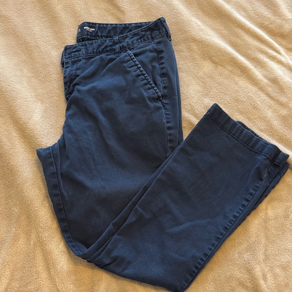 Old Navy Dark Blue Boot-Cut Pants